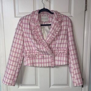 TWEED BLAZER AND SKIRT SET